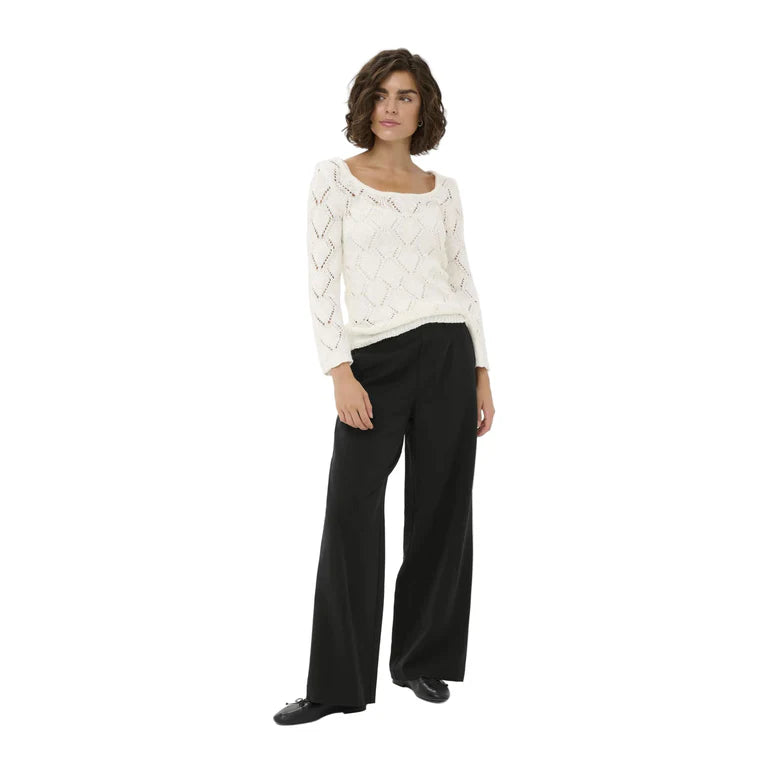 Kaffe Valley High Waist Trouser Black