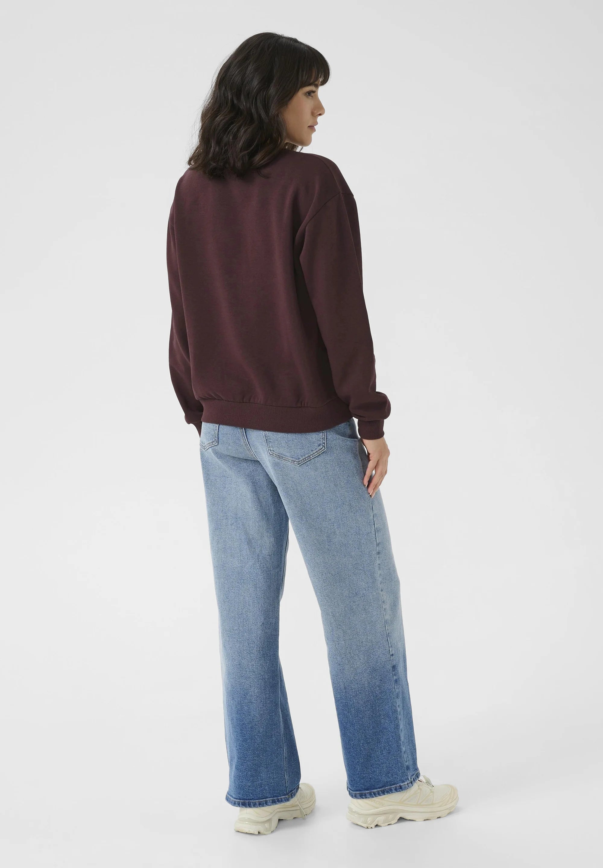 Kaffe Sweatshirt - fudge