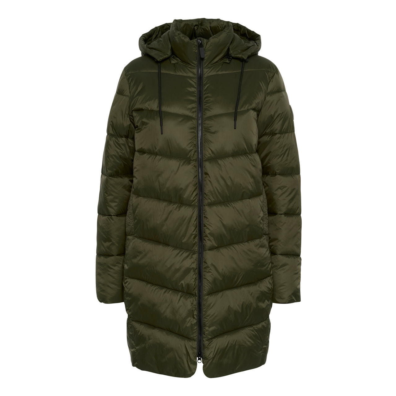 Kaffe KAsusanne coat in "forest night" green