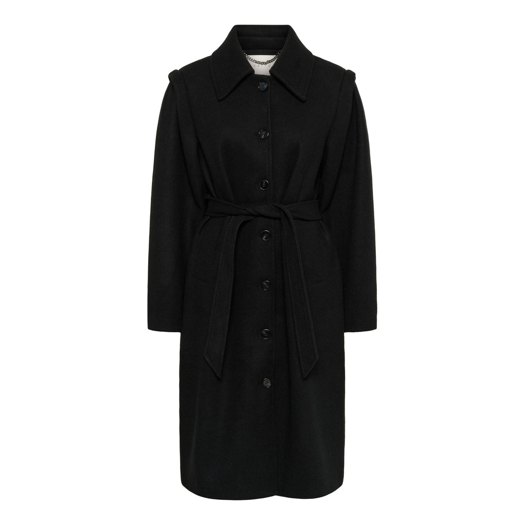 Kaffe black Julia coat