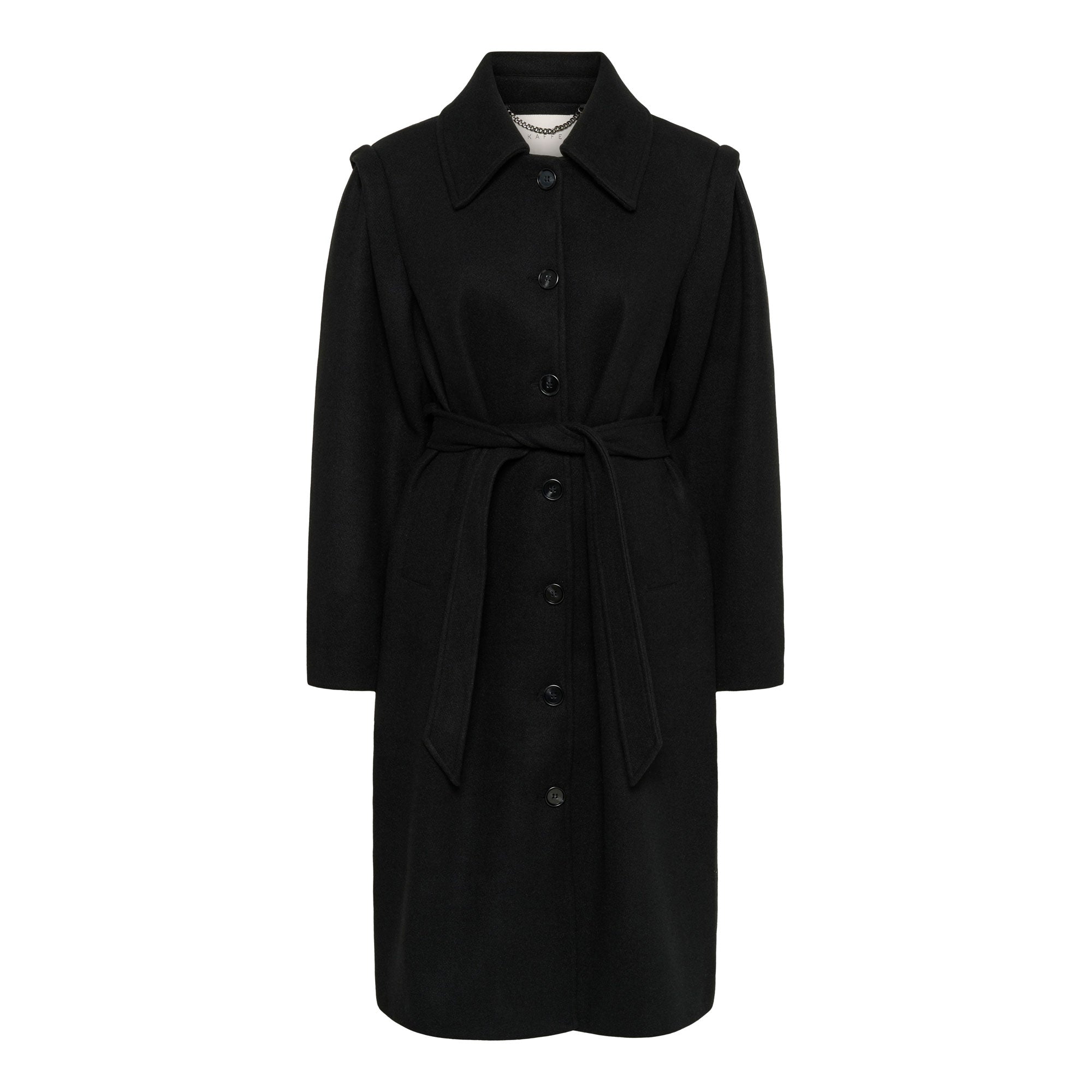 Kaffe black Julia coat