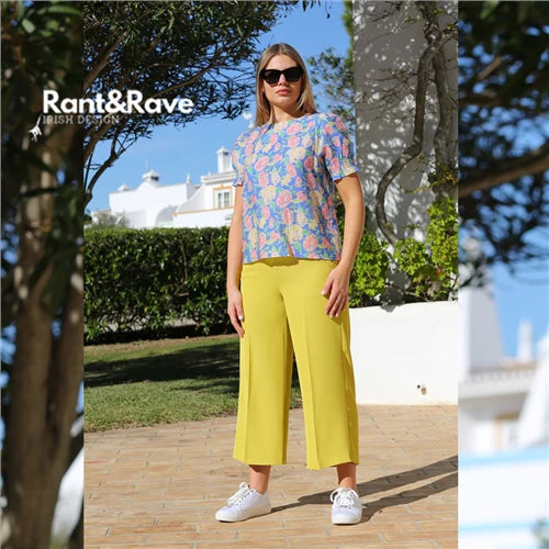 RANT & RAVE Kala Culotte Trousers - Mustard