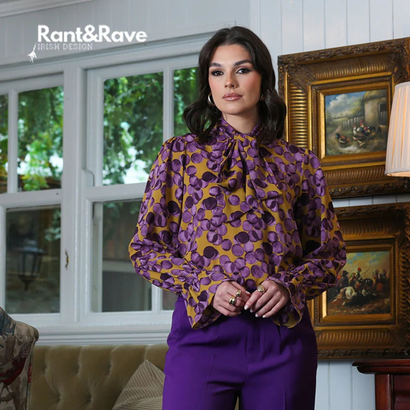 Rant & Rave Reva Blouse Purple