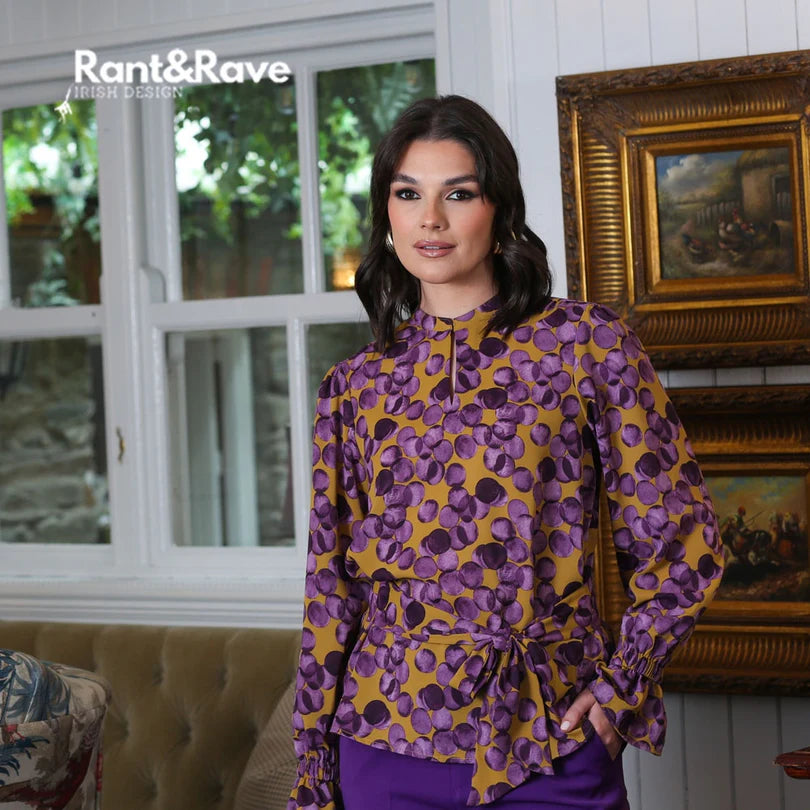 Rant & Rave Reva Blouse Purple