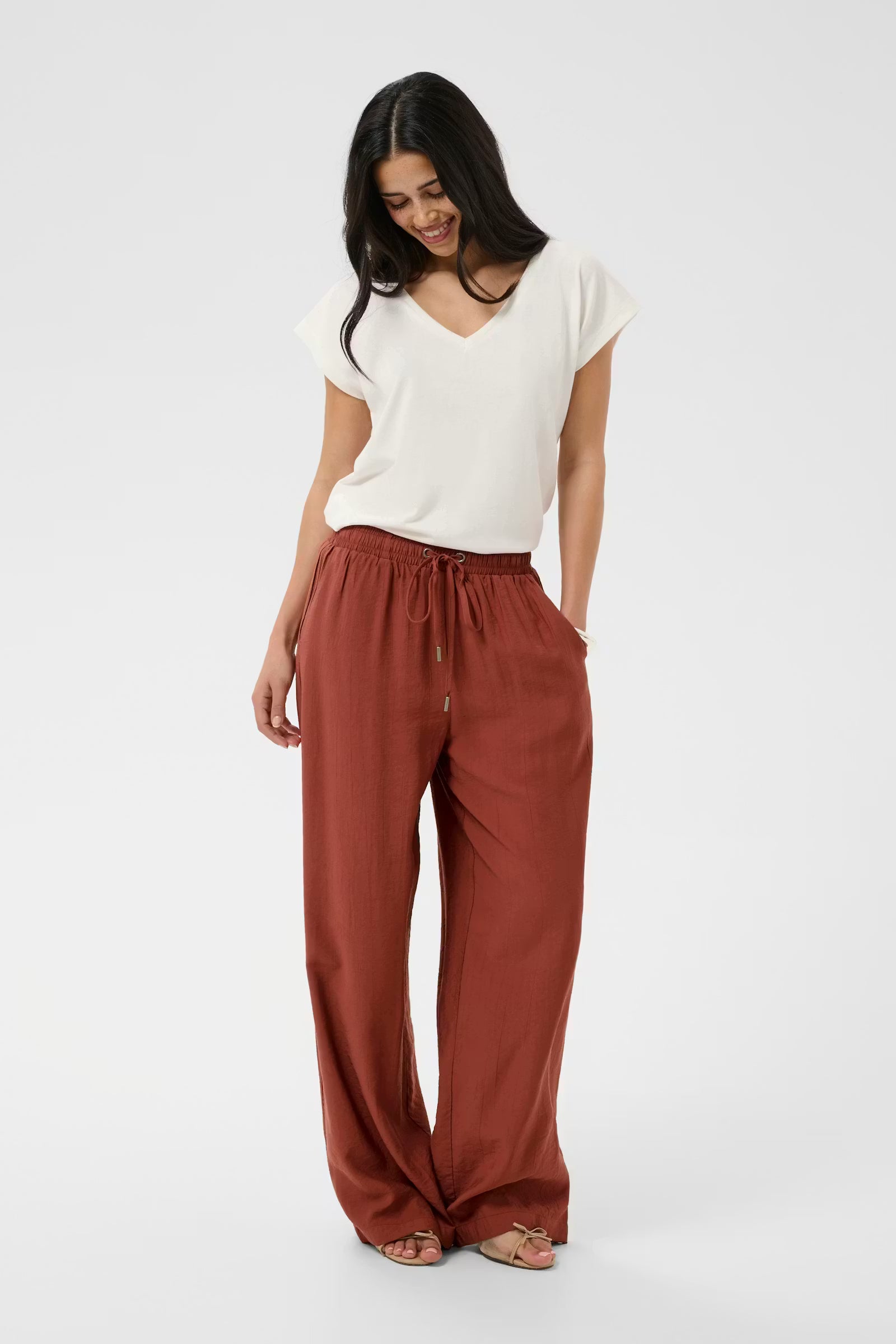 KAemily Trousers , Colour: Henna / Brown
