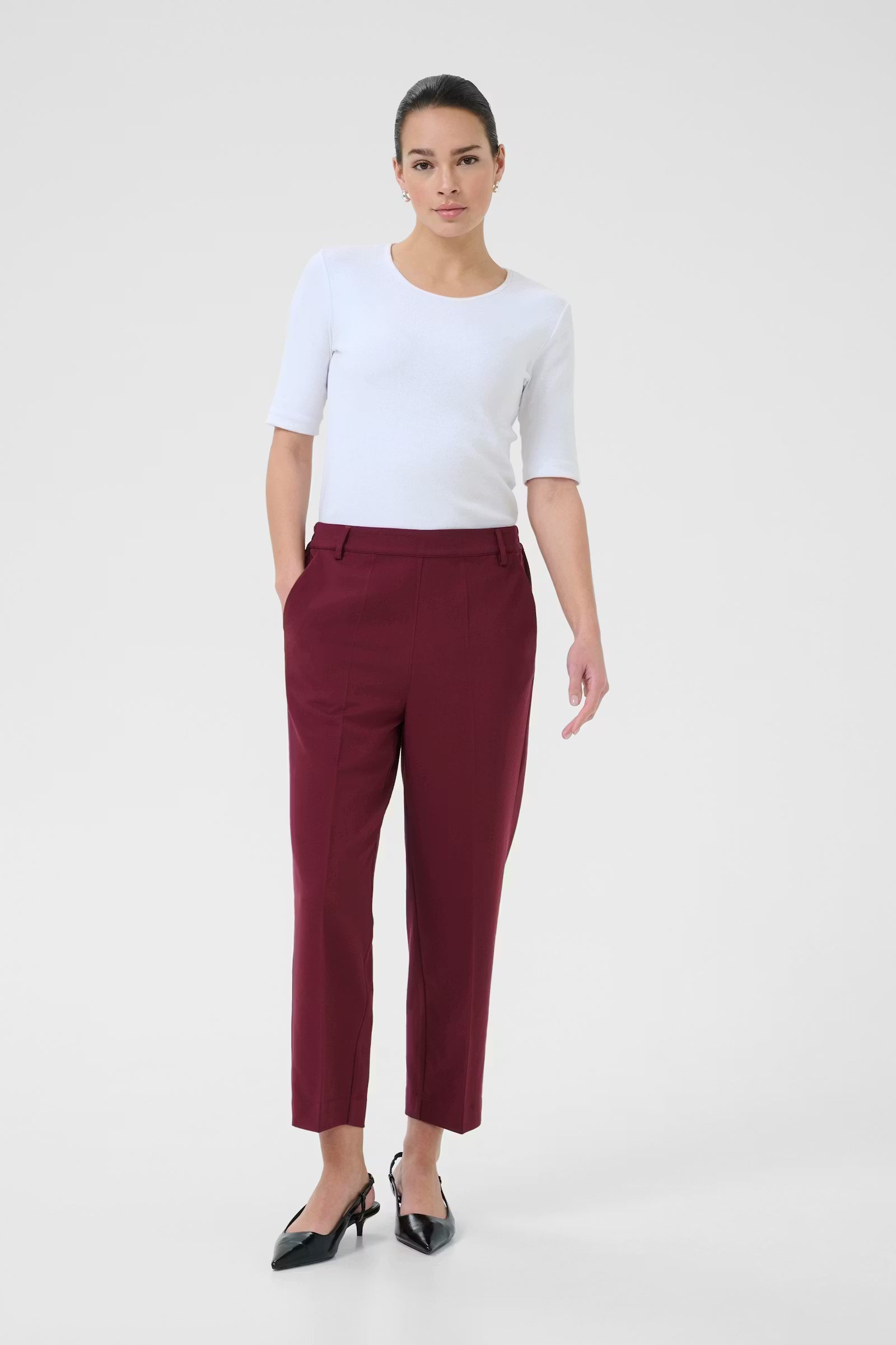 Kaffe  wine KAsakura Trousers