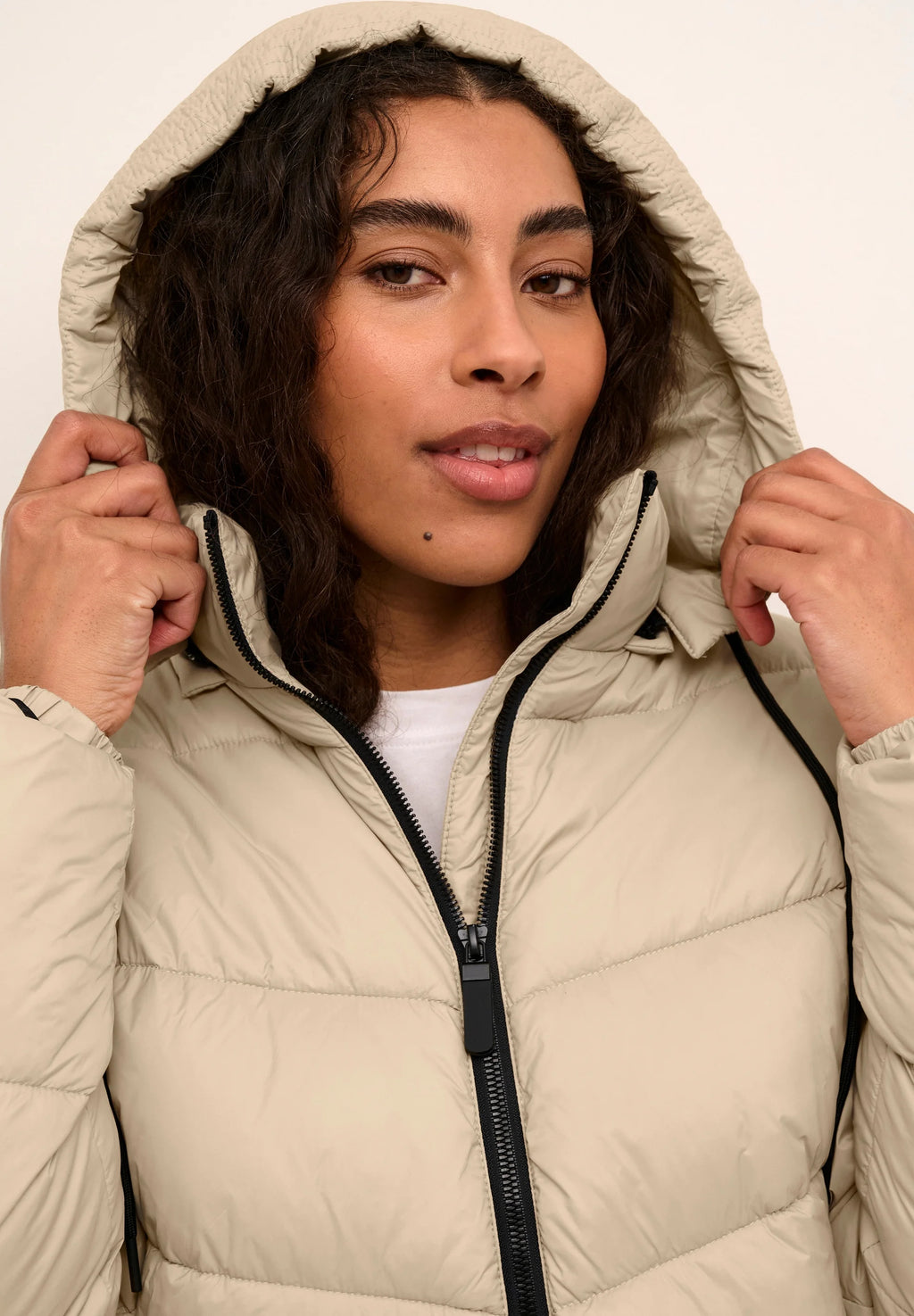 Kaffe KAsusanne jacket in feather gray
