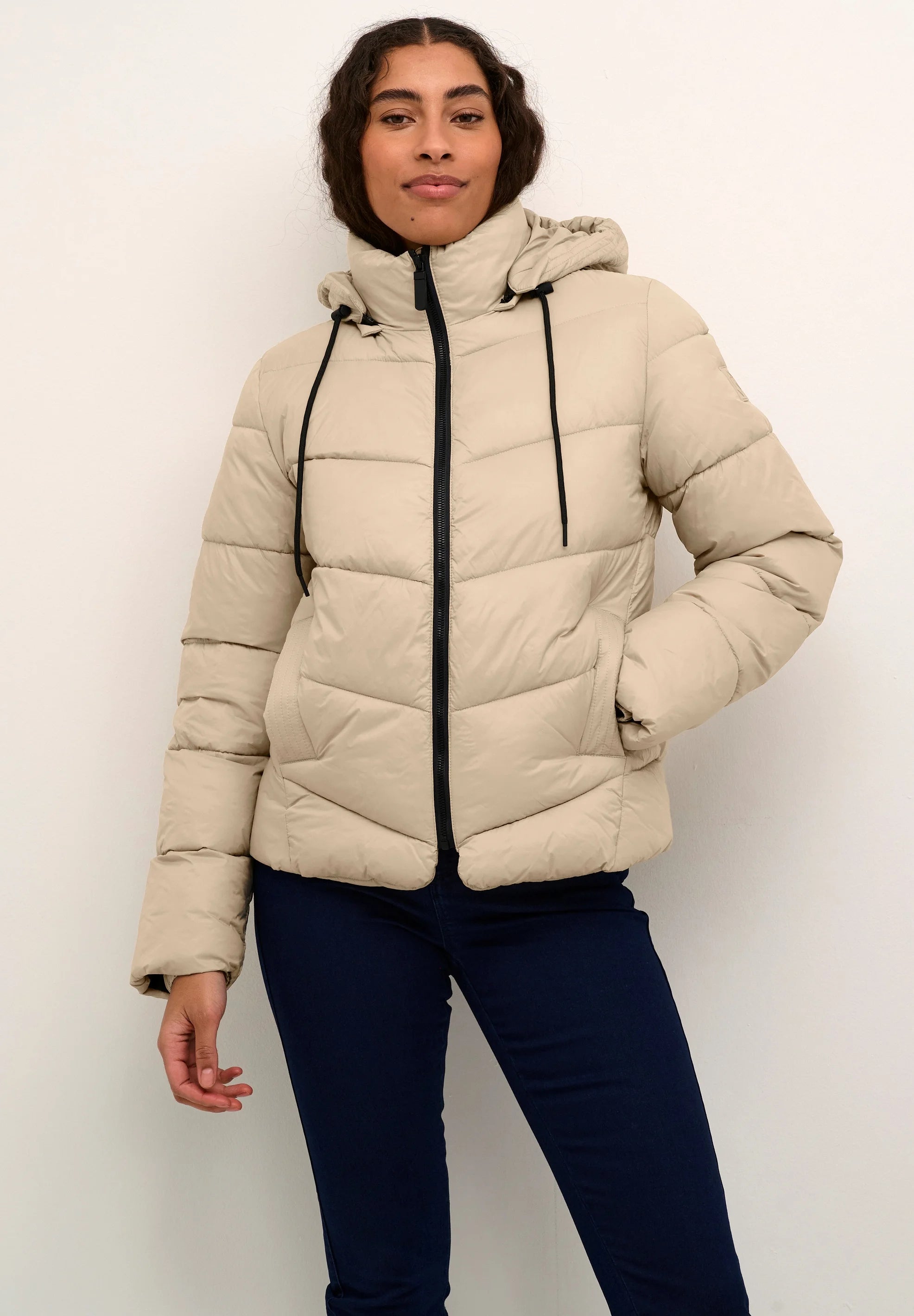 Kaffe KAsusanne jacket in feather gray