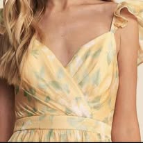 F and P yellow dress