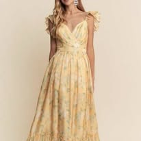 F and P yellow dress