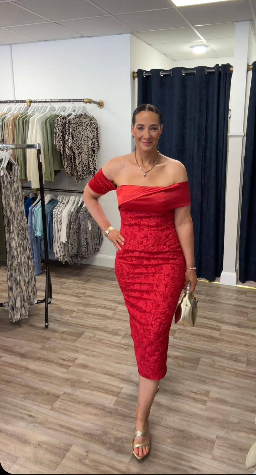 Red elegent F+P dress