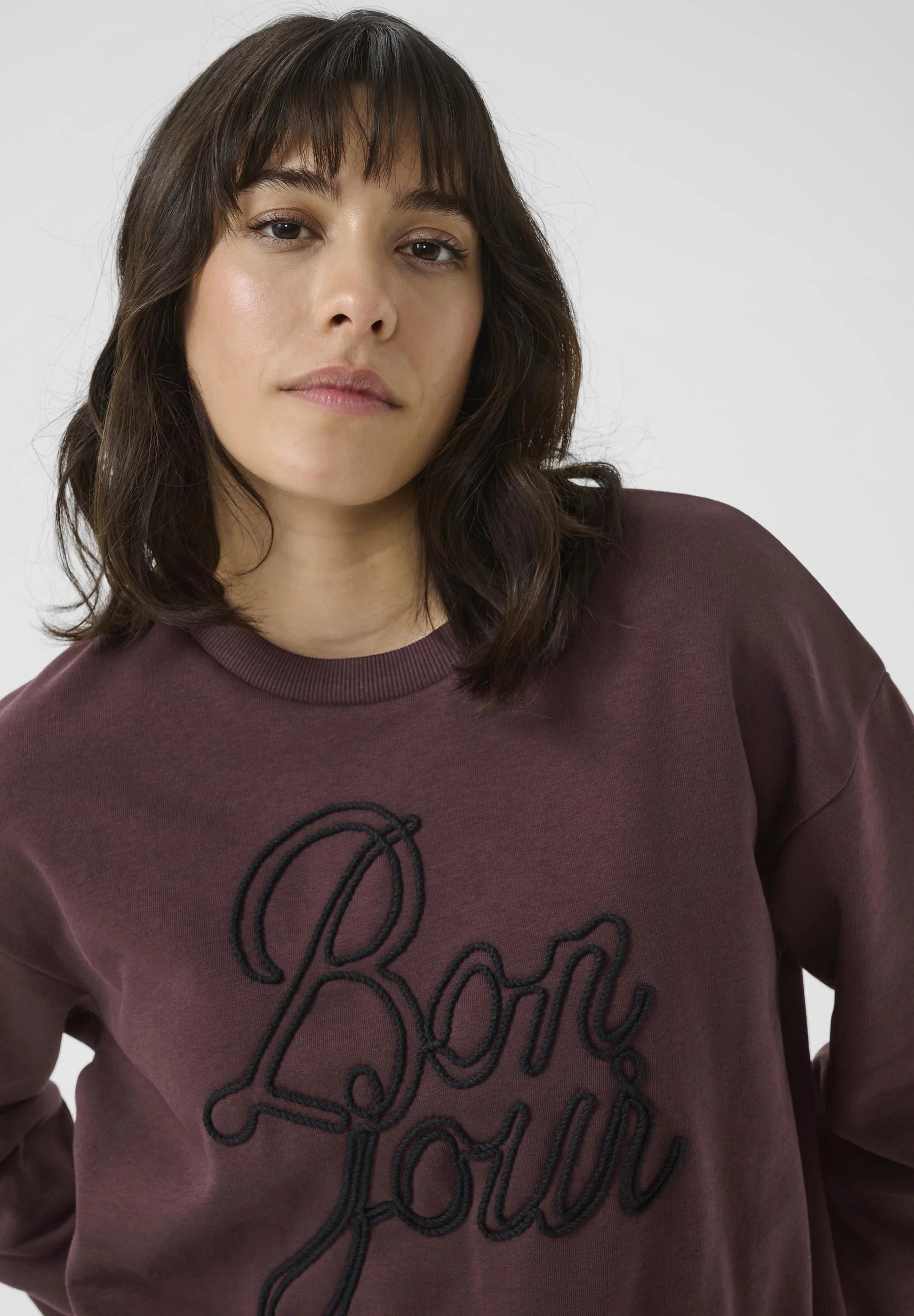 Kaffe Sweatshirt - fudge