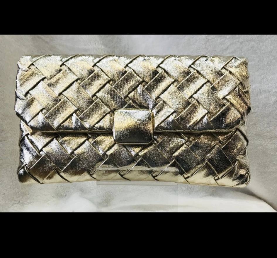 Gold clutch