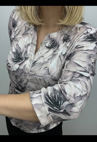 Style direct white/black/pink floral design