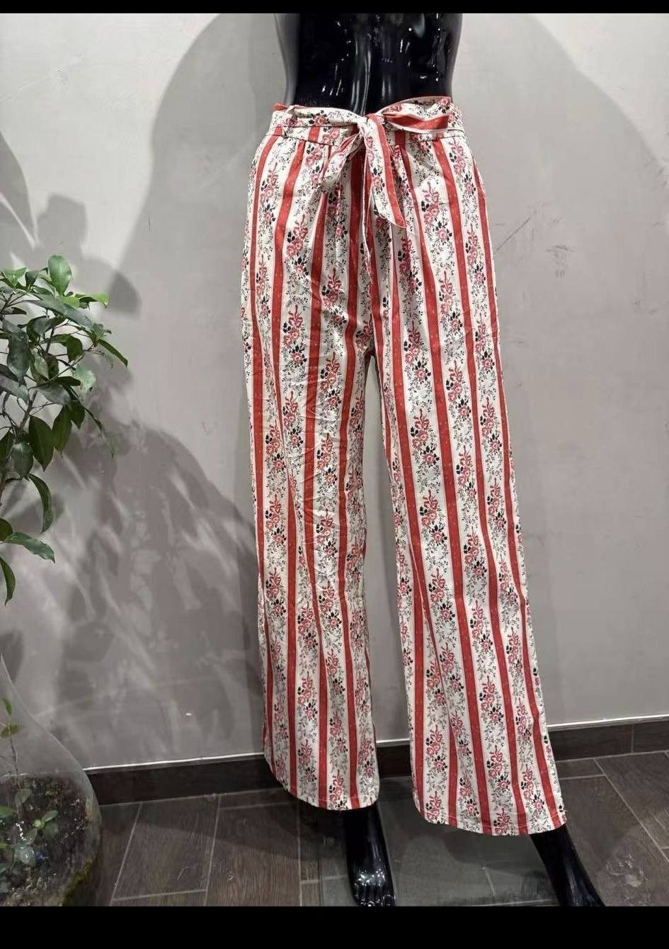 papillonne cotton trousers