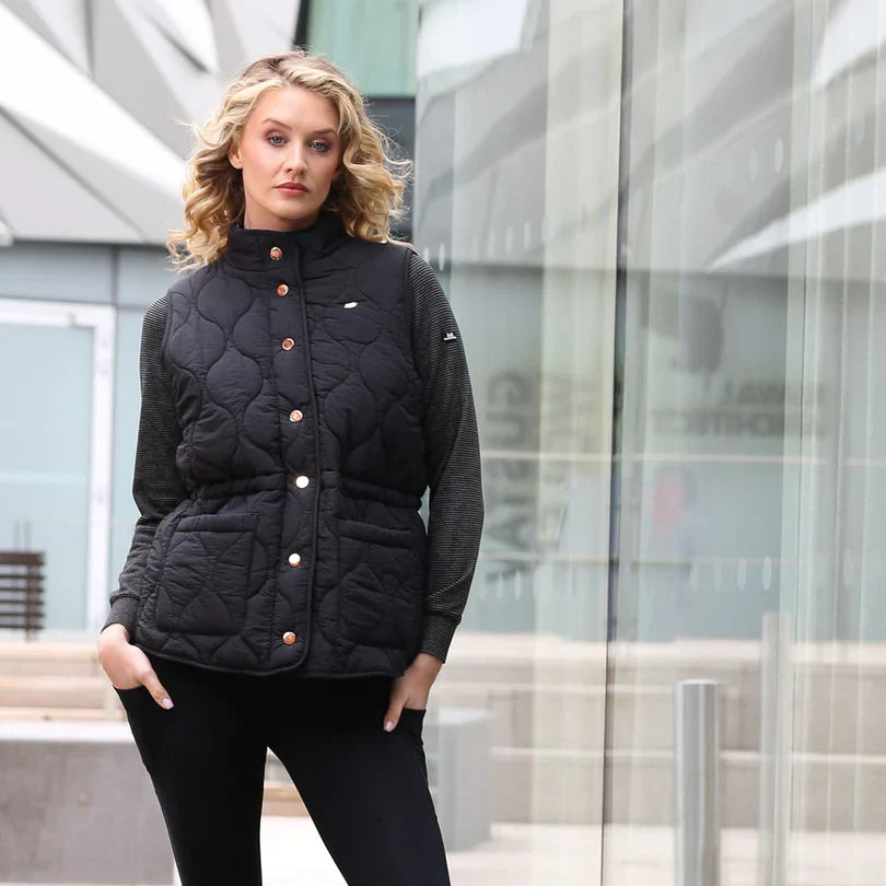 RELAX & RENEW Mandy Gilet - Black