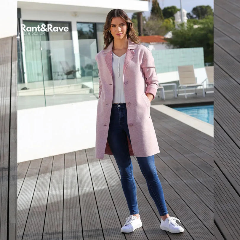 Rant & Rave Josephine Coat Pink       SOLD OUT