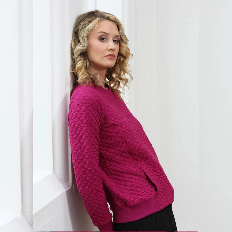 Relax & Renew Rebecca Sweater Berry
