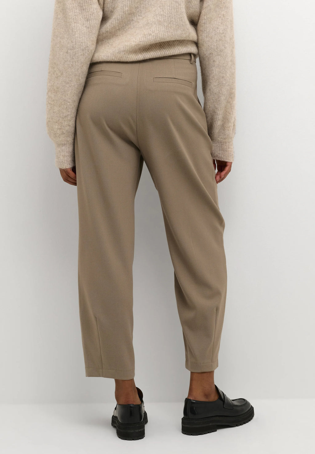 Kaffe KAMERLE CROPPED - Chinos - brindle