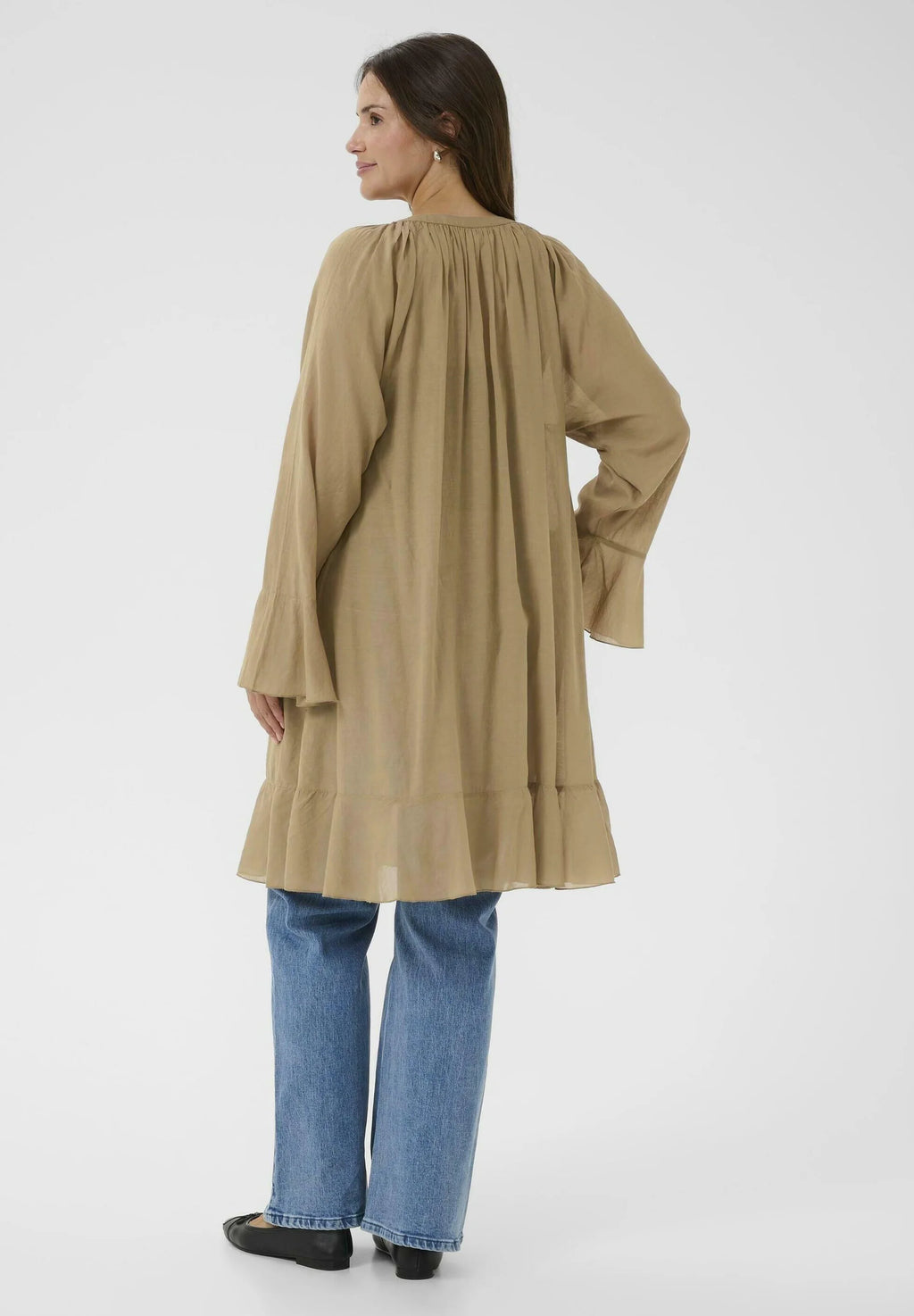 Kaffe KCFLORI - Day dress - petrified oak