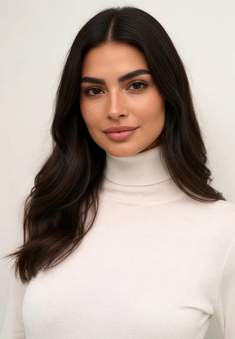 Kaffe ASTRID ROLL NECK - Jumper - chalk