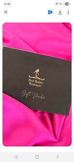 red robin boutique gift voucher