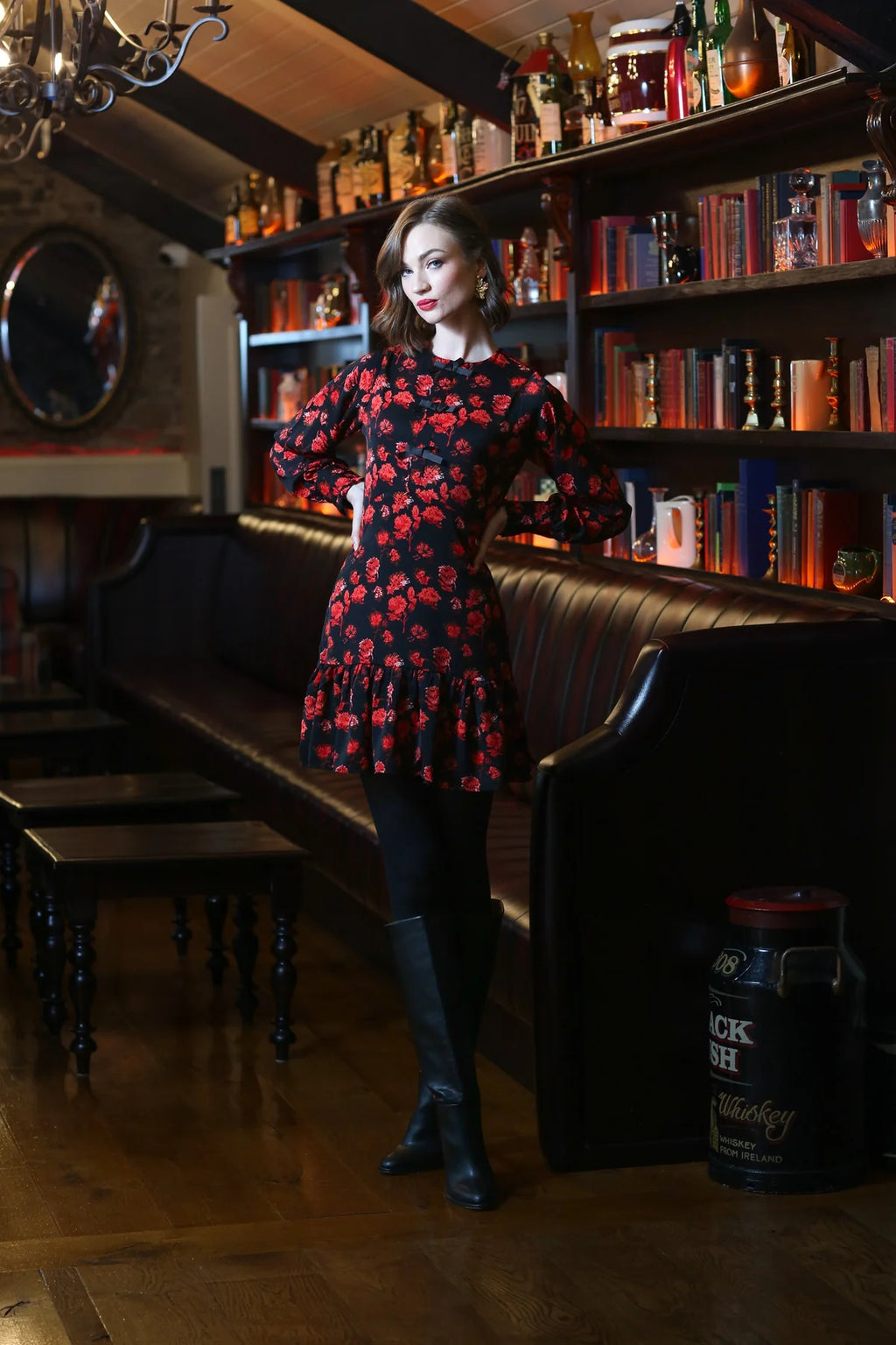 diana red mini dress